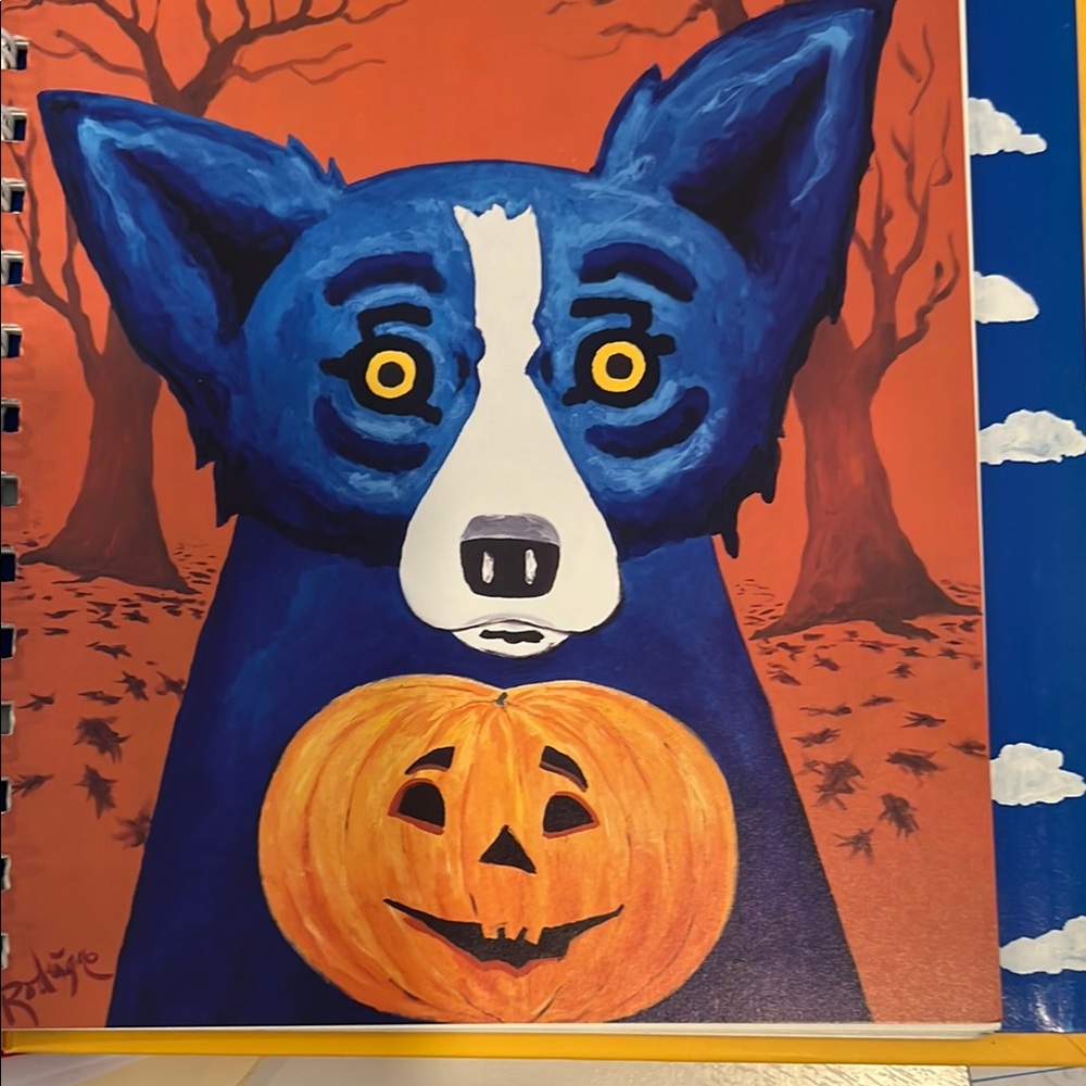 Blue Dog 2002 Calendar Book George Rodrigue - Picture 10 of 10